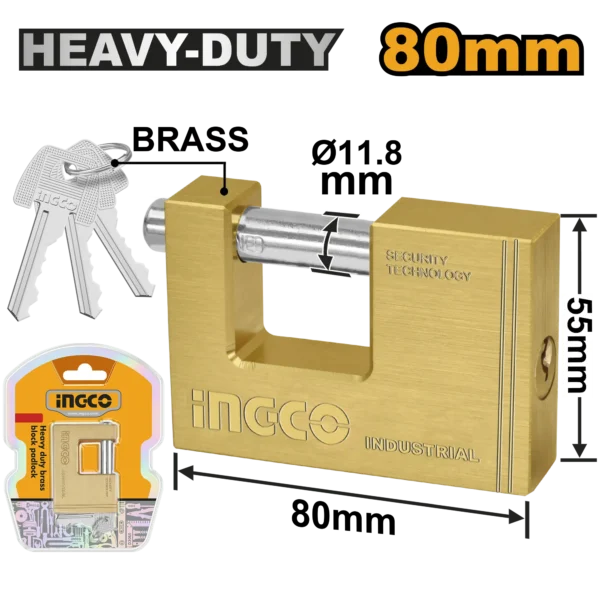 CANDADO DE BLOQUE 80MM