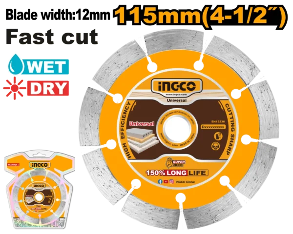 DISCO DIAMANTE SEGMENTADO 4 1/2" R(DMD011152)