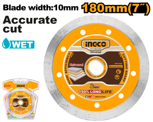 DISCO DIAMANTE CONTINUO 7" INDUSTRIAL