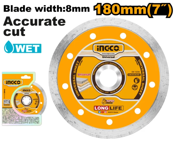 DISCO DIAMANTE CONTINUO 7" PROFESIONAL