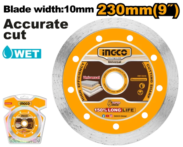 DISCO DIAMANTE CONTINUO 9" // INDUSTRIAL