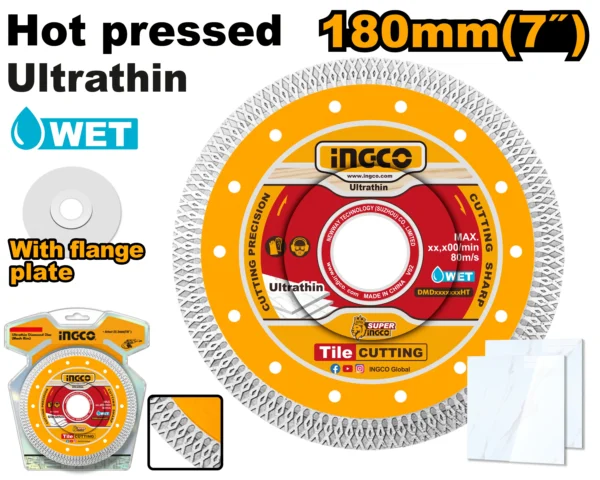 DISCO DIAMANTE ULTRA FINO 180(7")X22,2MM