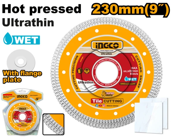 DISCO DIAMANTE ULTRA FINO 230(9")X22,2MM