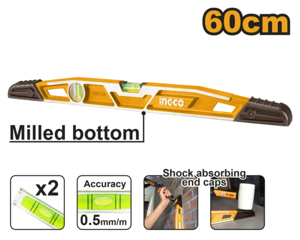 NIVEL TORPEDO DE GOLPE 60CM INDUSTRIAL