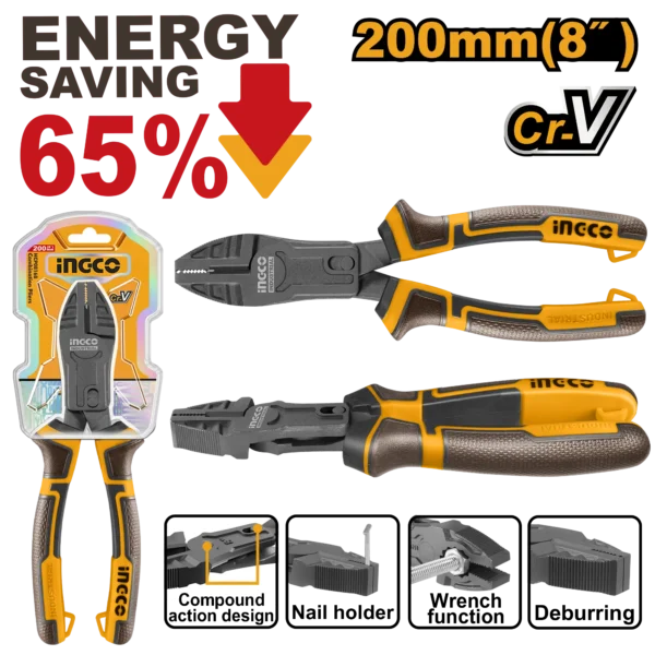 ALICATE MULTIFUNCIONES 4 EN 1 8"