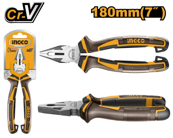 ALICATE INDUSTRIAL 180MM 7" INGCO