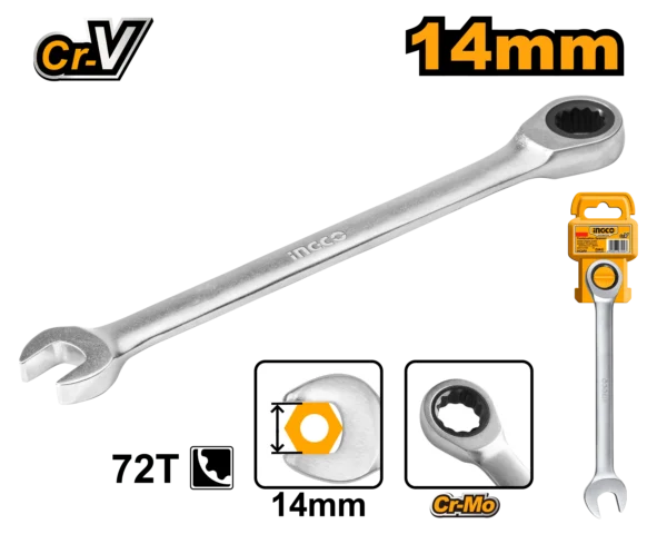 LLAVE MIXTA RATCHET 14MM