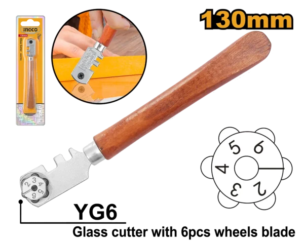 CORTADOR DE VIDRIO 6PCS