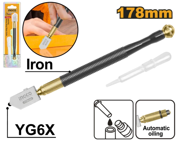 CORTADOR DE VIDRIO ACEITE 1PCS