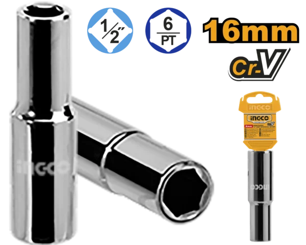 DADO LARGO 6PT 16MM 1/2"