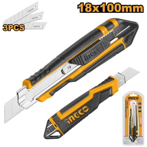 CUCHILLA ESTILETE CON REPUESTOS 3 PCS