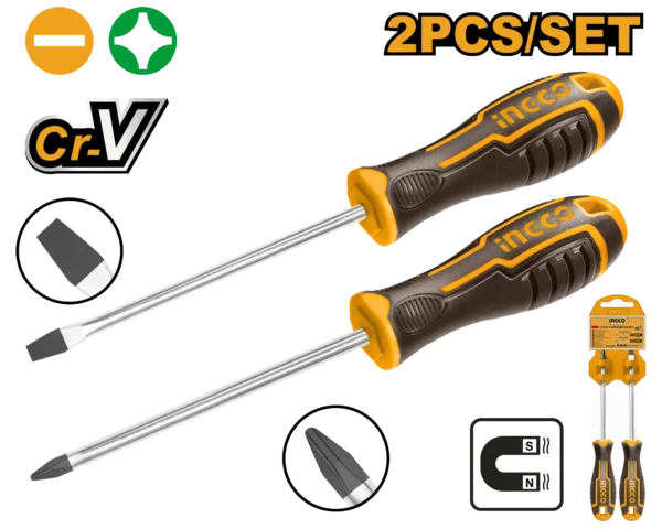 SET DESTORNILLADORES 2PCS INDUSTRIAL