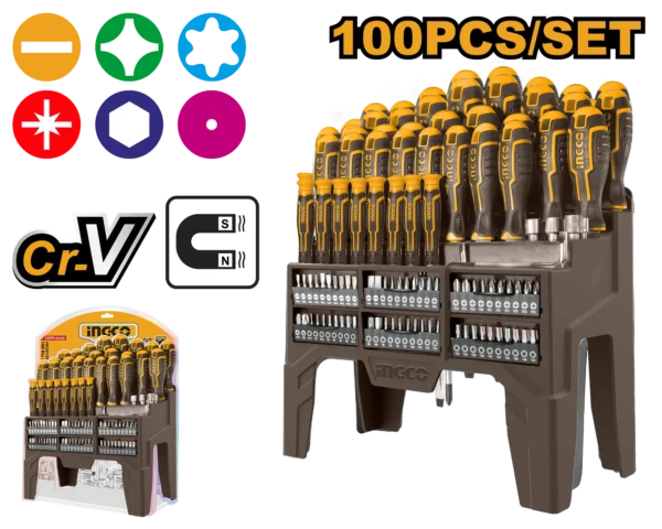 SET DE DESTORNILLADORES 100PCS