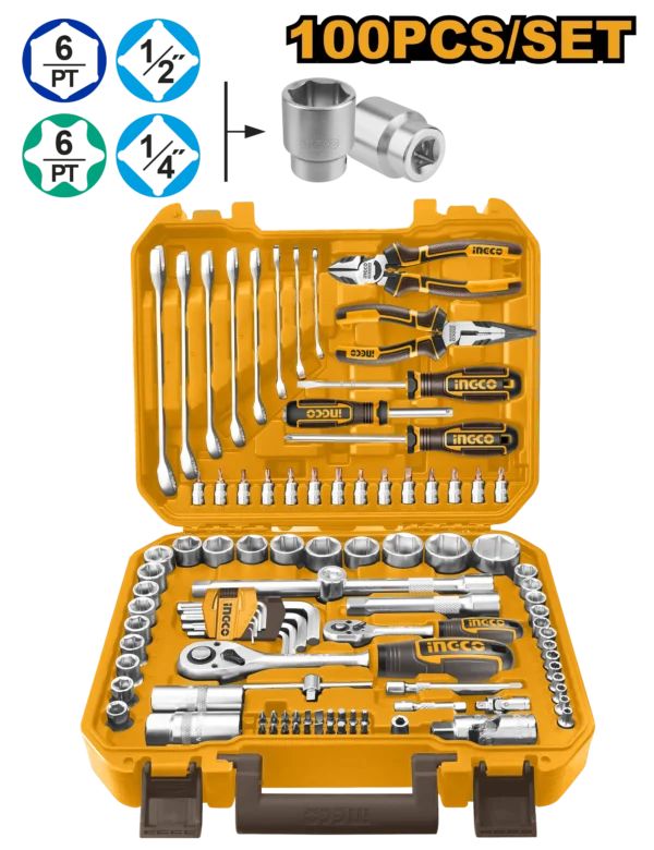 CAJA DE HERRAMIENTAS 100 PCS