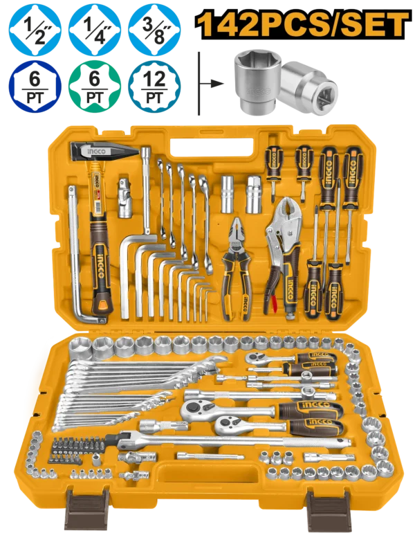 SET DE HERRAMIENTAS 142PCS