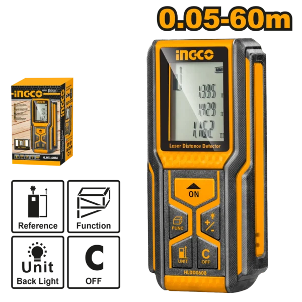 MEDIDOR DE DISTANCIA LASER 60M INDUSTRIAL