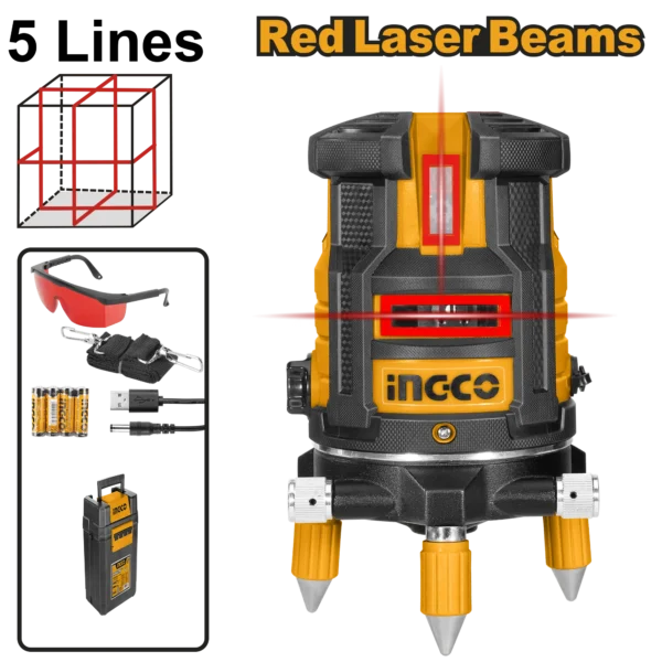 LASER DE LINEA AUTONIVELANTE - LUZ ROJA