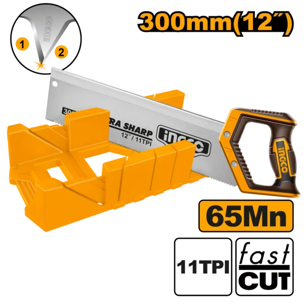 SERRUCHO 12" CON GUIA DE CORTE