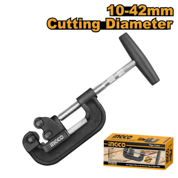 CORTADOR DE TUBO COBRE, ALUMINIO, ACERO 10-42MM