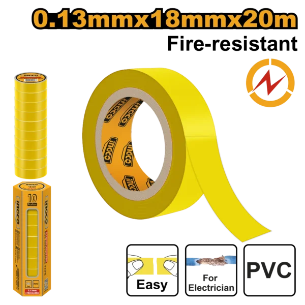 CINTA AISLANTE AMARILLA INGCO