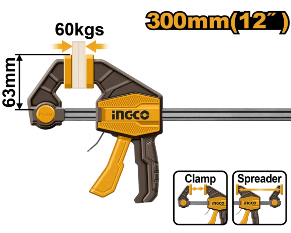 PRENSA DE BARRA RAPIDA 63X300MM