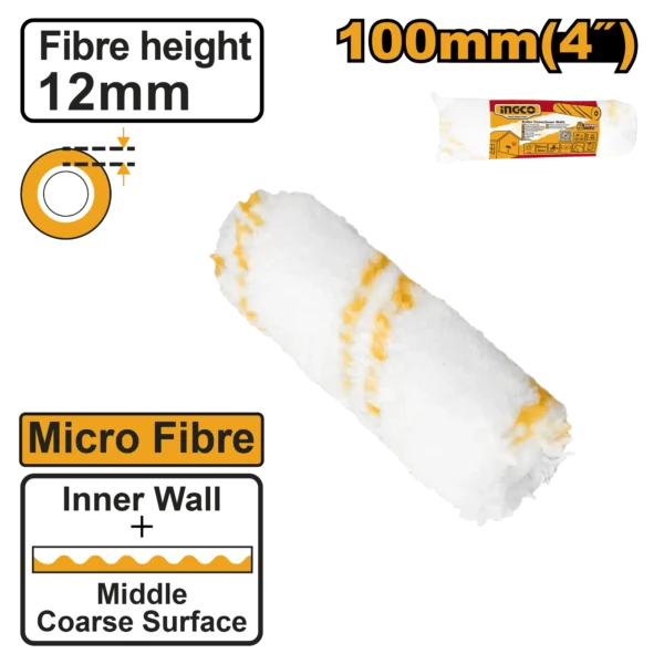 REPUESTO RODILLO DE MICROFIBRA 4"" PARED INTERIOR