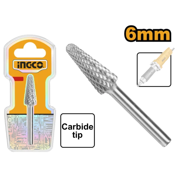 FRESA ROTATIVA FORMA DE CONO 6MM