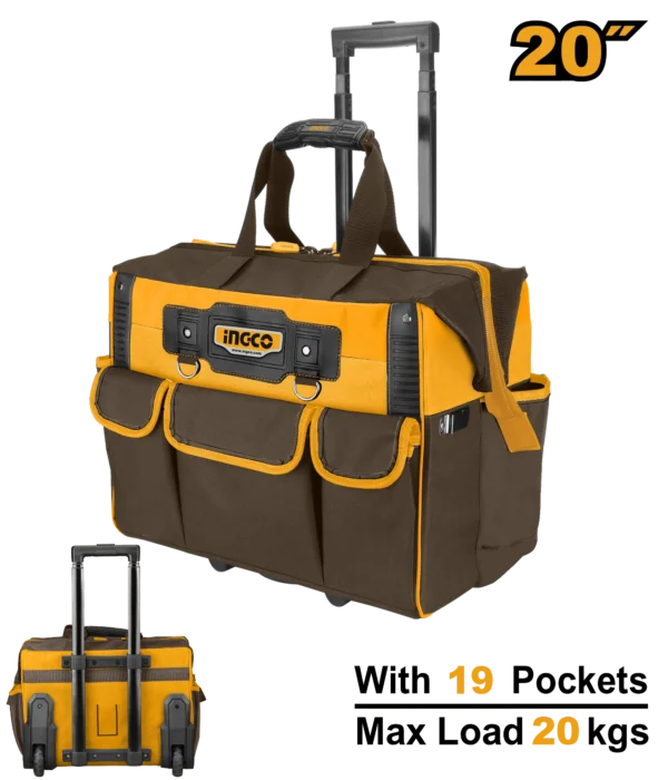 MALETA PARA HERRAMIENTAS DE 20"" CON RUEDAS