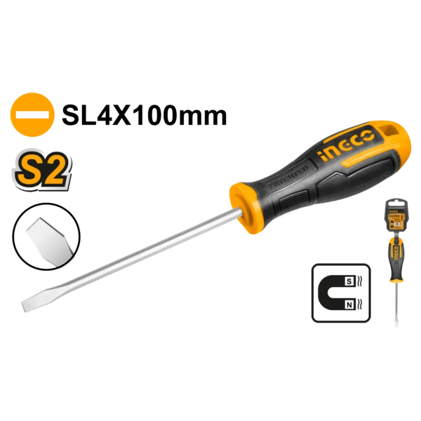 DESTORNILLADOR PLANO 4" INDUSTRIAL