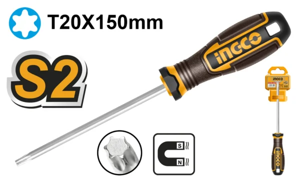 DESTORNILLADOR TORX 6" INGCO