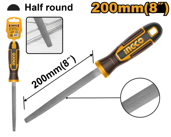 LIMA ACERO MEDIA CAÑA 8"