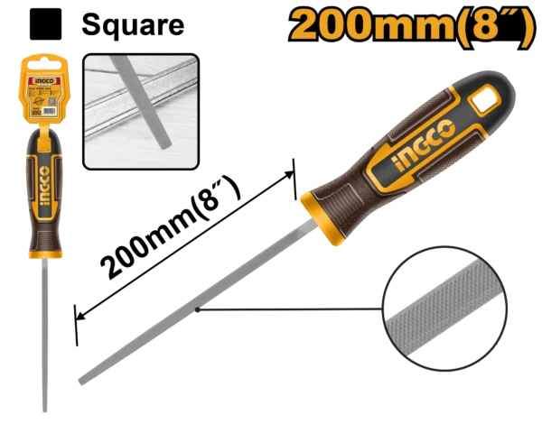 LIMA ACERO CUADRADA 8"