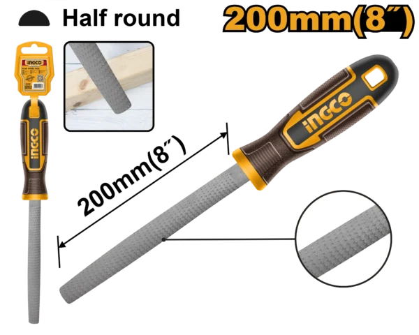 LIMA MADERA MEDIA CAÑA 8"