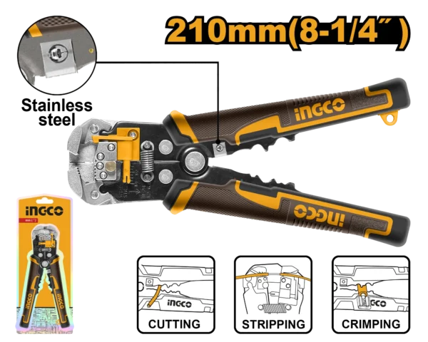 PINZA PELACABLE CRIMPEADORA