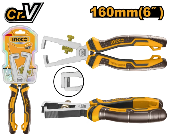 PINZA PELADORA DE ALAMBRE 160MM 6"