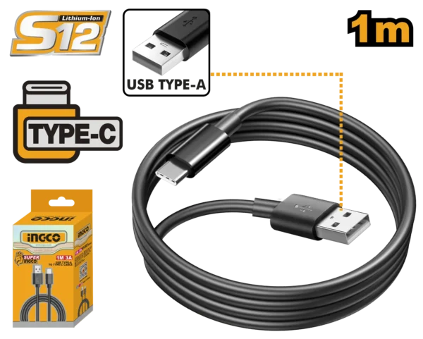 CABLE USB TIPO A-C 1M
