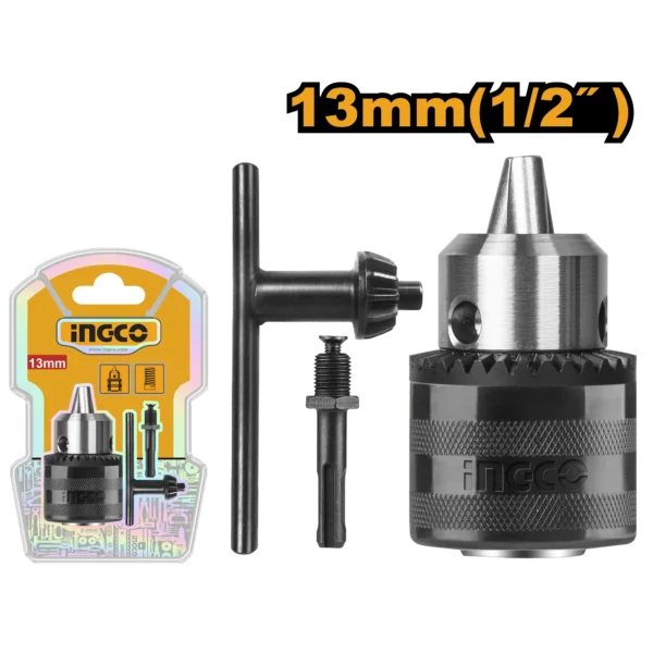 MANDRIL Y LLAVE DE TALADRO ADAPTABLE 1/2" 13MM