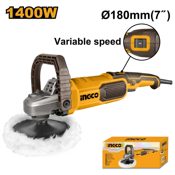 PULIDORA 1400W 1500-3600RPM INGCO