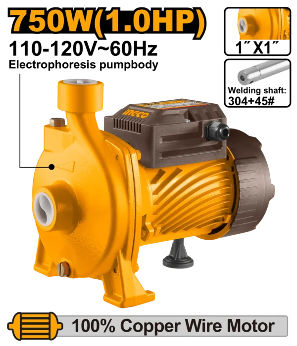 BOMBA DE AGUA CENTRIFUGA 1HP