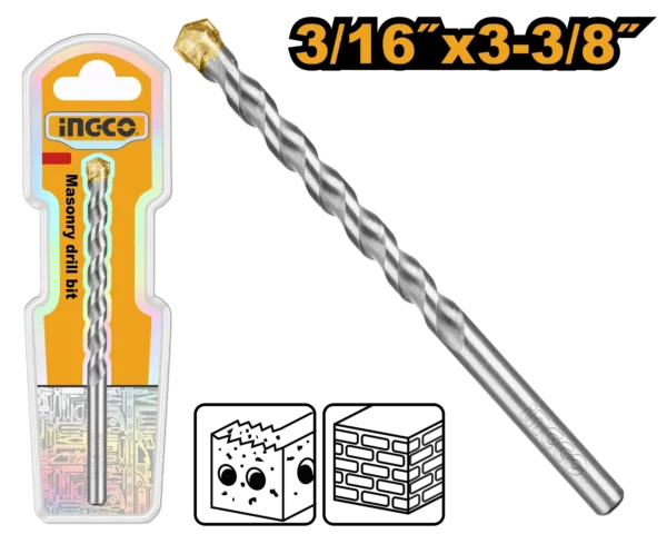 BROCA PARA MAMPOSTERIA 3/16"X3-3/8"
