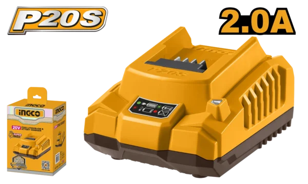 CARGADOR DE BATERIA 20V 2AM-