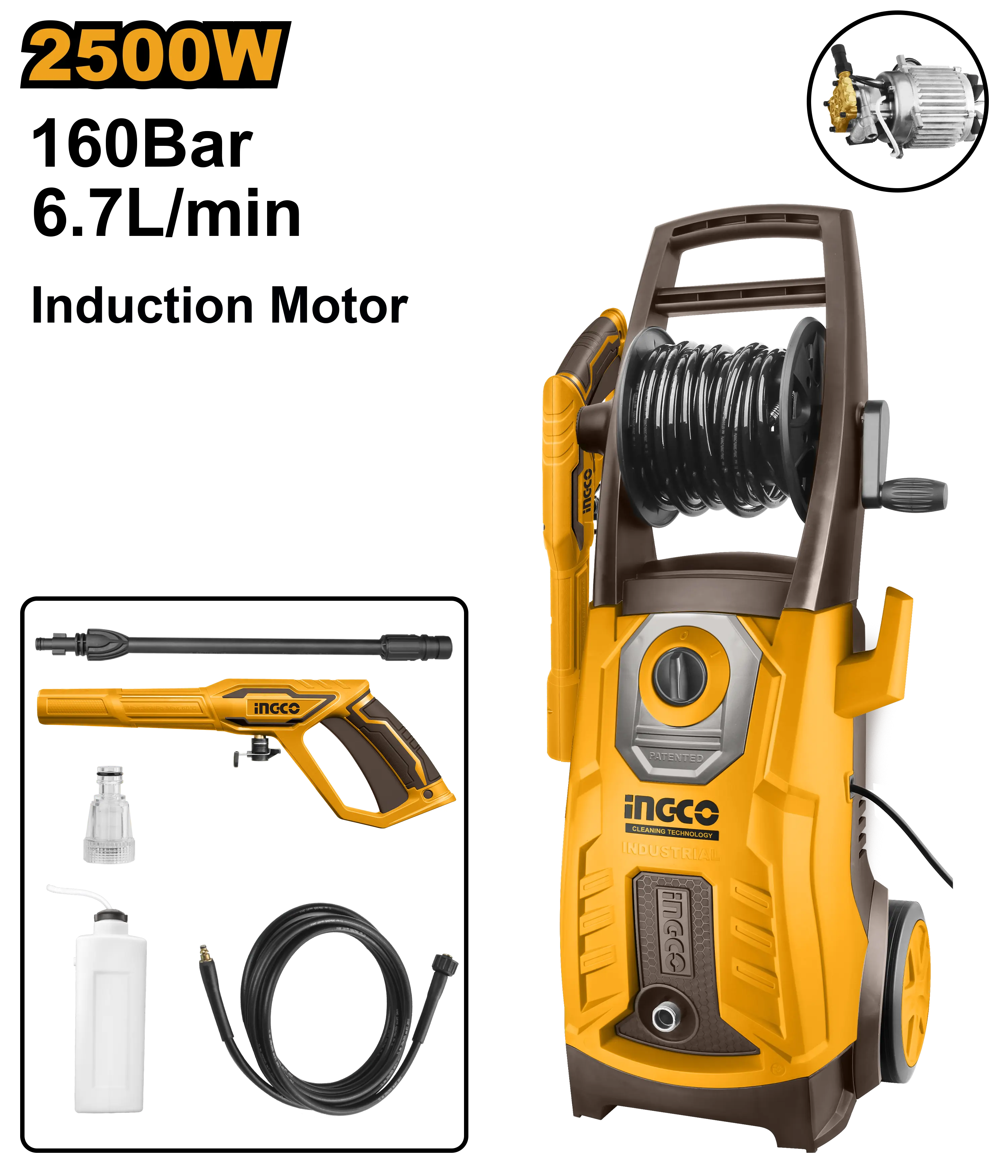 HIDROLAVADORA 2000W INGCO