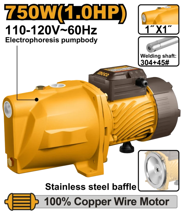 BOMBA DE AGUA JET 1HP