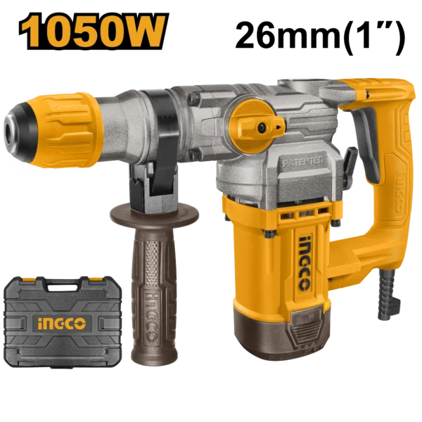 TALADRO ROTOMARTILLO SDS PLUS 1050W SUPER SELECT INGCO