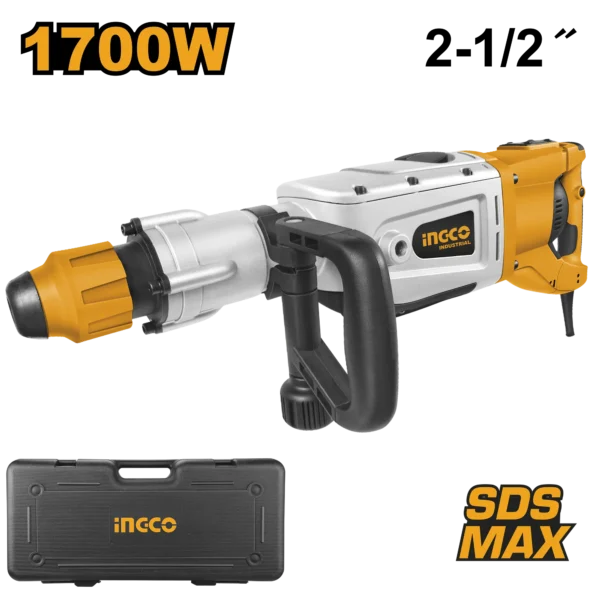 TALADRO ROTOMARTILLO SDS MAX 1700W