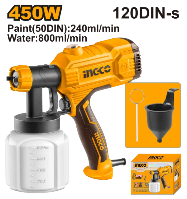 PISTOLA ROCIADORA ELECTRICA 450W