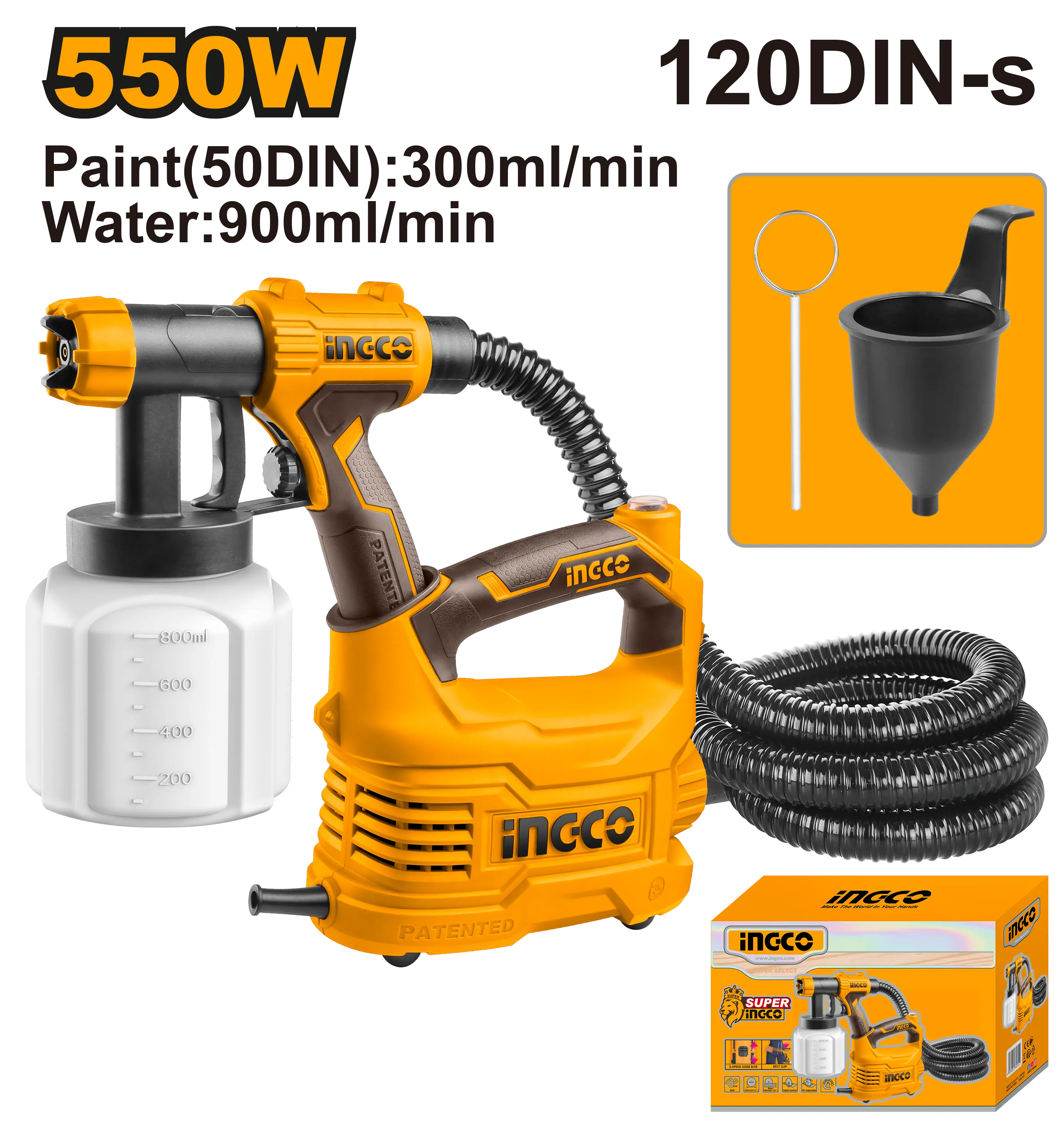 PISTOLA ROCIADORA 550W INGCO