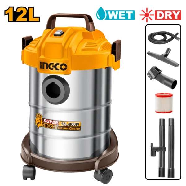 ASPIRADORA 800W/ 12L