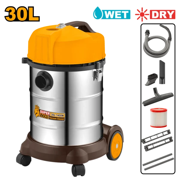 ASPIRADORA 1400W/ 30L