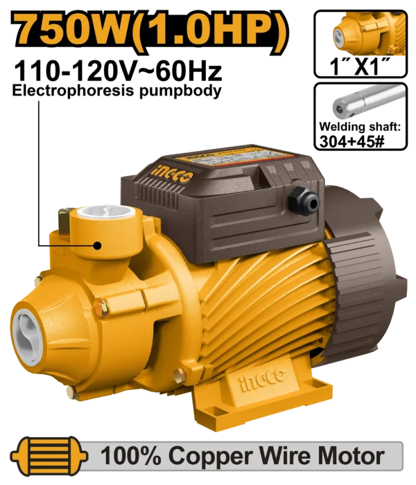 BOMBA DE AGUA PERIFERICA 1HP